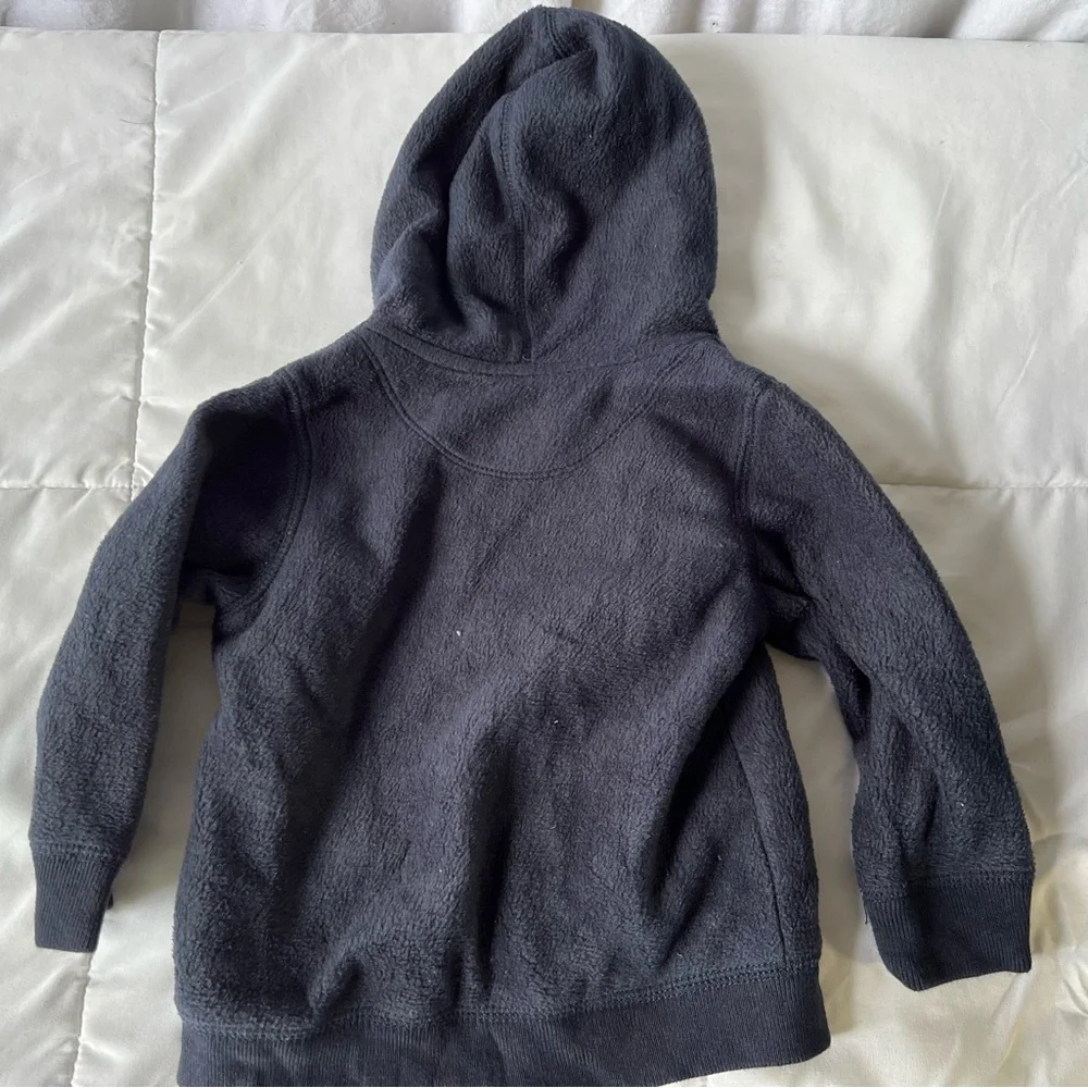 Gap Boys Navy Blue Zip Up Fleece Hoodie